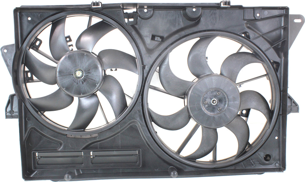 MKS/TAURUS 13-16 RADIATOR FAN ASSEMBLY, Dual Fan, 2.0/3.5L, Turbo