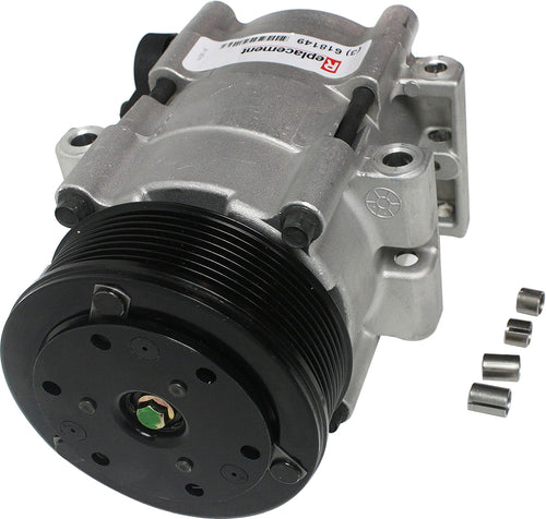 EXPEDITION 97-02 A/C COMPRESSOR, New, 8-Groove Belt, 1.19 in. Belt Width, 4.5 in. Pulley Dia.