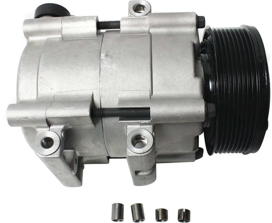 EXPEDITION 97-02 A/C COMPRESSOR, New, 8-Groove Belt, 1.19 in. Belt Width, 4.5 in. Pulley Dia.