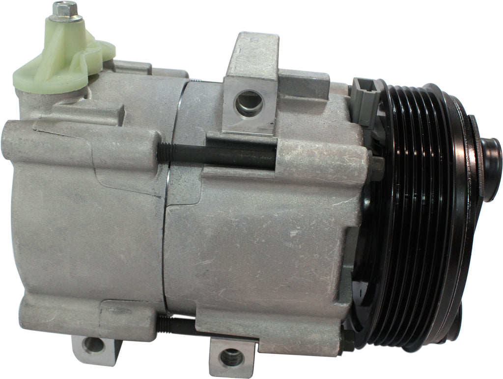 F-SERIES SUPER DUTY 02-07 A/C COMPRESSOR, New, 6-groove belt, 0.88 in. belt width, w/ clutch