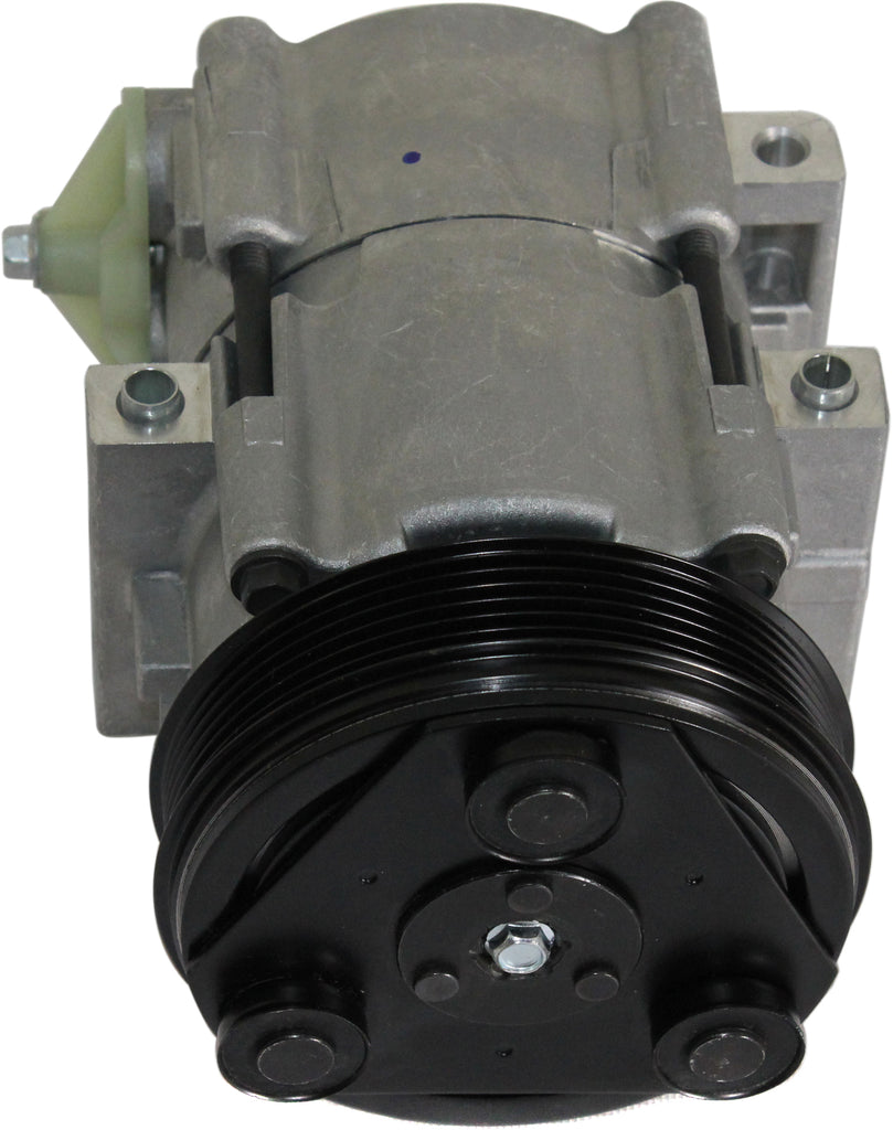 F-SERIES SUPER DUTY 02-07 A/C COMPRESSOR, New, 6-groove belt, 0.88 in. belt width, w/ clutch