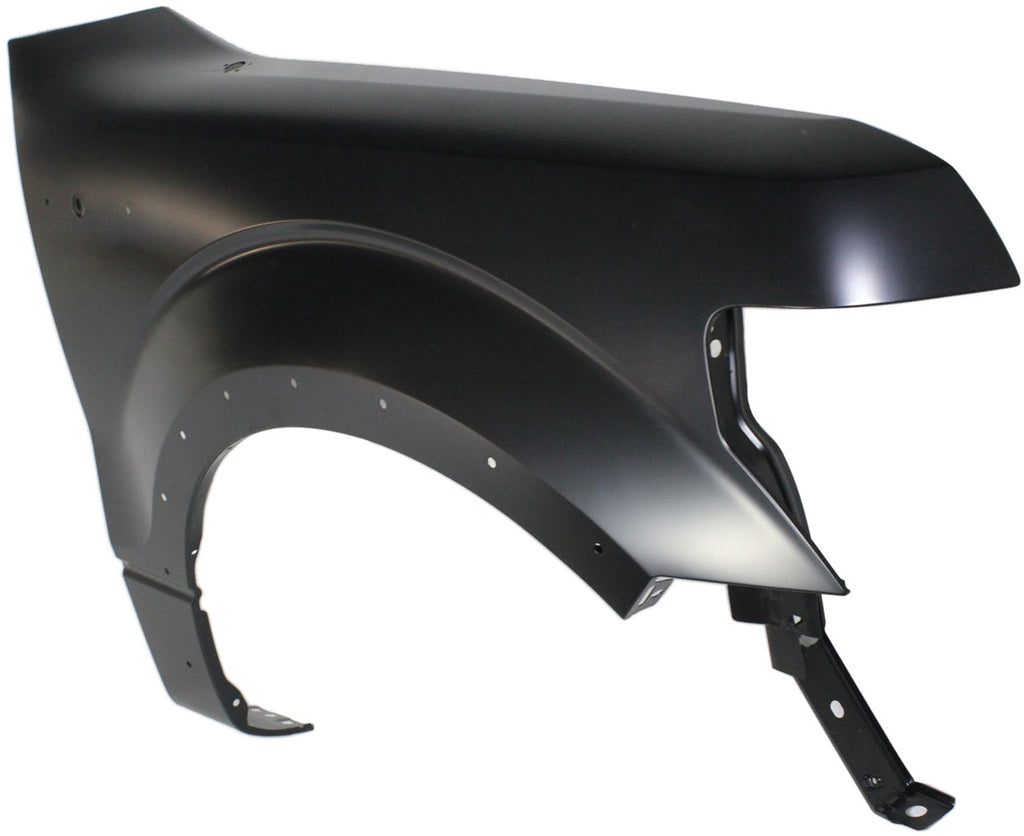 F-150 09-14 FRONT FENDER RH, Primed, w/ Wheel Opening Molding Holes - CAPA