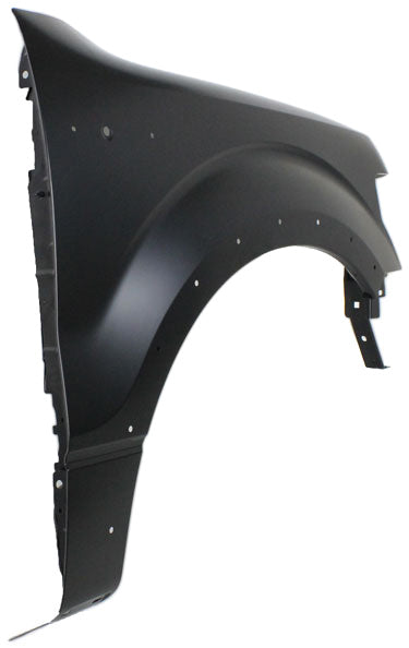 F-150 09-14 FRONT FENDER RH, Primed, w/ Wheel Opening Molding Holes - CAPA