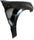 F-150 06-08 FRONT FENDER RH, Primed, New Style, From 8-9-05, w/ Wheel Opening Molding