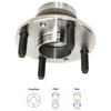 ESCORT 90-03 REAR HUB ASSEMBLY RH=LH, 4 Studs, FWD, 4 x 100 mm PCD Bolt Pattern