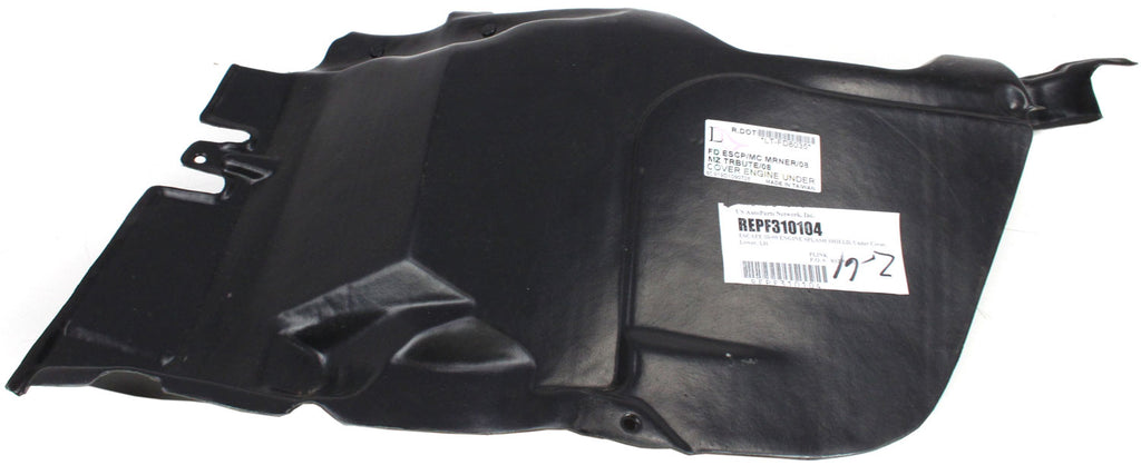 ESCAPE 08-11/MARINER 08-12 ENGINE SPLASH SHIELD, Under Cover, LH