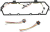 ECONOLINE VAN 94-97 VALVE COVER GASKET, 8 Cyl, 7.3L, 445 CID, with Fuel Injector/Glow Plug Harness