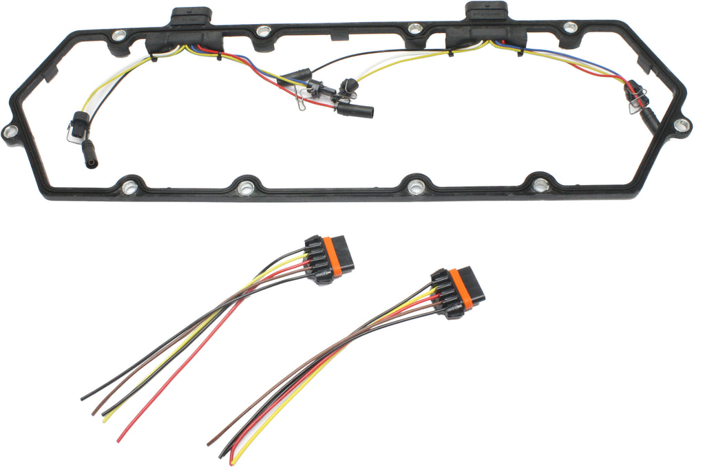 ECONOLINE VAN 94-97 VALVE COVER GASKET, 8 Cyl, 7.3L, 445 CID, with Fuel Injector/Glow Plug Harness