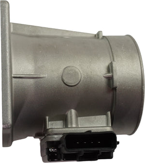 CONTOUR 95-99 / COUGAR 99-02 MASS AIR FLOW SENSOR, Aluminum, New, w/ 4-prong blade male connector