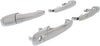 FUSION 06-12 FRONT EXTERIOR DOOR HANDLE SET, Set of 4 (RH and LH), All Chrome, Plastic (andREAR)
