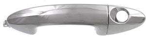 FIESTA 11-18 FRONT EXTERIOR DOOR HANDLE LH, All Chrome, w/ Keyhole, (Handle+Cover), HB/Sdn