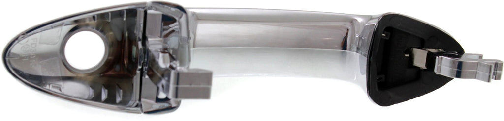 FIESTA 11-18 FRONT EXTERIOR DOOR HANDLE LH, All Chrome, w/ Keyhole, (Handle+Cover), HB/Sdn