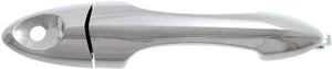 FOCUS 00-07 FRONT EXTERIOR DOOR HANDLE RH=LH, All Chrome, w/ Keyhole, w/ Cap, Cover, Pad and Handle