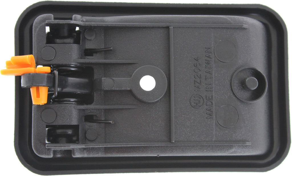 ESCORT 94-96 FRONT INTERIOR DOOR HANDLE RH=LH, Black, Plastic