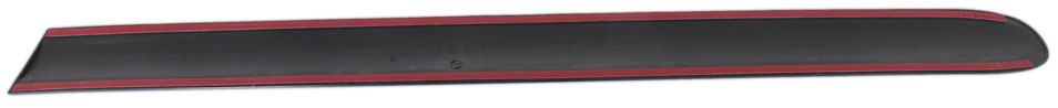 CROWN VICTORIA 98-08 REAR DOOR MOLDING, RH=LH, Adhesive, PTM, 2.5\ width, Round end"