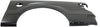 F-150 09-14 REAR QUARTER PANEL LH, Outer Panel, Primed, Styleside, 5.5 ft. Bed, w/o Wheel Opening Molding Holes