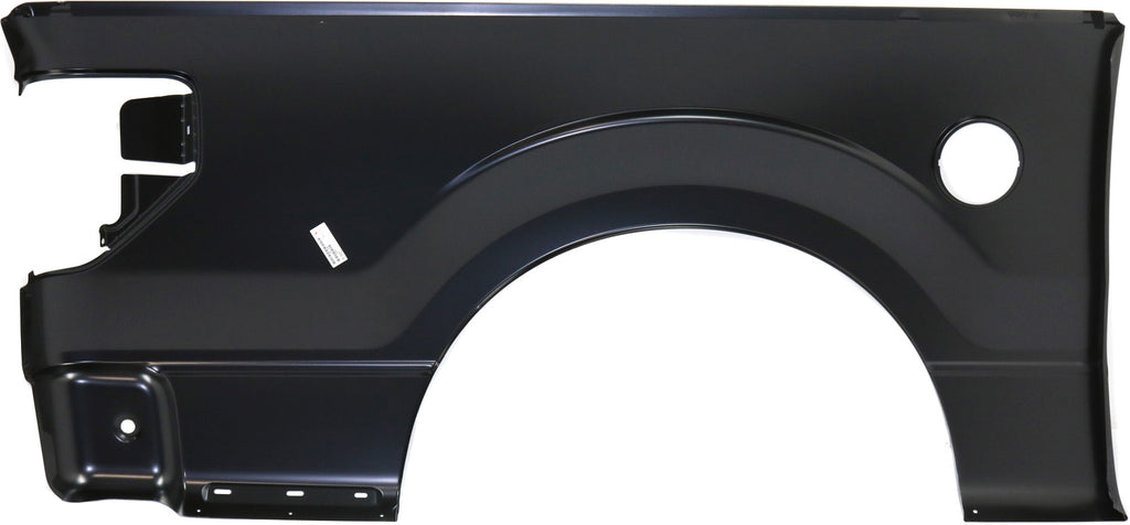 F-150 09-14 REAR QUARTER PANEL LH, Outer Panel, Primed, Styleside, 5.5 ft. Bed, w/o Wheel Opening Molding Holes