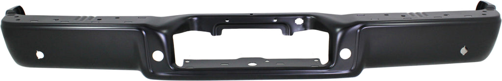 F-150 04-06 STEP BUMPER, FACE BAR ONLY, w/o Pad, w/ Pad Provision, w/o Mounting Bracket, Powdercoated Black, w/ Rear Object Sensor Holes, Styleside