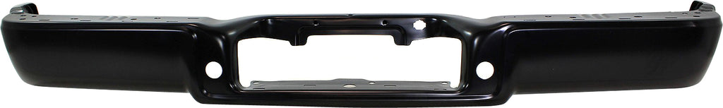 F-150 04-06 STEP BUMPER, FACE BAR ONLY, w/o Pad, w/ Pad Provision, w/o Mounting Bracket, Powdercoated Black, w/o Rear Object Sensor Holes, Styleside