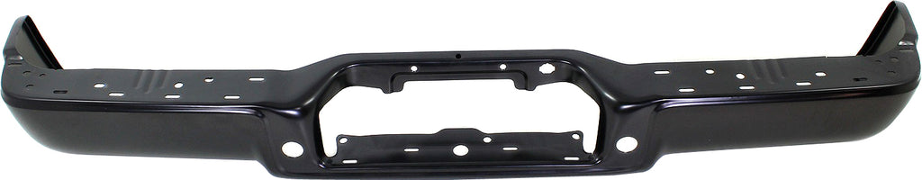 F-150 04-06 STEP BUMPER, FACE BAR ONLY, w/o Pad, w/ Pad Provision, w/o Mounting Bracket, Powdercoated Black, w/o Rear Object Sensor Holes, Styleside