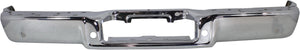 F-150 04-06/MARK LT 06-06 STEP BUMPER, FACE BAR ONLY, w/o Pad, w/ Pad Provision, w/o Mounting Bracket, Chrome, w/ Rear Object Sensor Holes, (F-150, To 8-8-05/Mark LT, To 8-7-05), Styleside