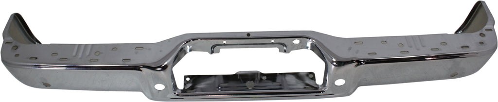 F-150 04-06/MARK LT 06-06 STEP BUMPER, FACE BAR ONLY, w/o Pad, w/ Pad Provision, w/o Mounting Bracket, Chrome, w/ Rear Object Sensor Holes, (F-150, To 8-8-05/Mark LT, To 8-7-05), Styleside