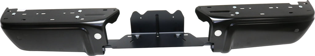 F-SERIES SUPER DUTY 08-16 STEP BUMPER, FACE BAR ONLY, w/o Pad, w/ Pad Provision, w/o Mounting Bracket, Black, w/ Reinforcement, w/ Rear Object Sensor Holes