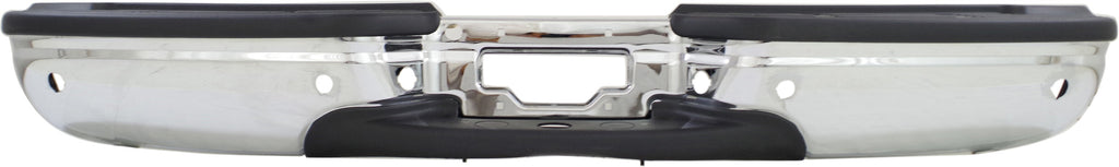 EXCURSION 00-05 STEP BUMPER, FACE BAR AND PAD, w/ Pad Provision, w/o Mounting Bracket, Chrome, w/ Rear Object Sensor Hole