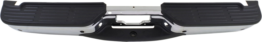 EXCURSION 00-05 STEP BUMPER, FACE BAR AND PAD, w/ Pad Provision, w/o Mounting Bracket, Chrome, w/ Rear Object Sensor Hole