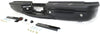 F-SERIES SUPER DUTY 01-07 STEP BUMPER, FACE BAR AND PAD, w/ Pad Provision, w/ Mounting Bracket, Powdercoated Black, Fleetside, Regular Cab/SuperCab, w/ Rear Object Sensor Holes, w/ Brackets