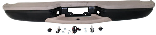 EXPEDITION 97-00 STEP BUMPER, FACE BAR AND PAD, w/ Pad Provision, w/o Mounting Bracket, Powdercoated Black