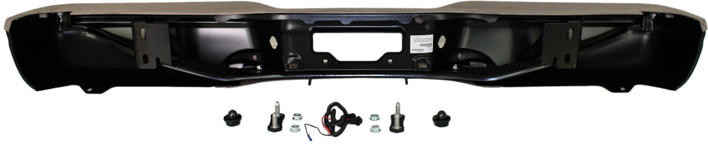 EXPEDITION 97-00 STEP BUMPER, FACE BAR AND PAD, w/ Pad Provision, w/o Mounting Bracket, Powdercoated Black