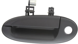 TAURUS/SABLE 96-02 FRONT EXTERIOR DOOR HANDLE LH, Smooth Black, Plastic, w/ Keyhole, w/o Keypad Hole