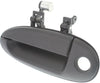 TAURUS/SABLE 96-02 FRONT EXTERIOR DOOR HANDLE LH, Smooth Black, Plastic, w/ Keyhole, w/o Keypad Hole