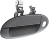 TAURUS/SABLE 96-02 FRONT EXTERIOR DOOR HANDLE LH, Smooth Black, Plastic, w/ Keyhole, w/o Keypad Hole