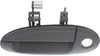 TAURUS/SABLE 96-02 FRONT EXTERIOR DOOR HANDLE LH, Smooth Black, Plastic, w/ Keyhole, w/o Keypad Hole
