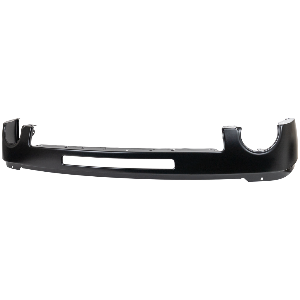 SIERRA 1500 07-13 FRONT BUMPER, Powdercoated Black, w/ Air Hole, Denali/(Hybrid, 11-13) Models, Excludes 2007 Classic