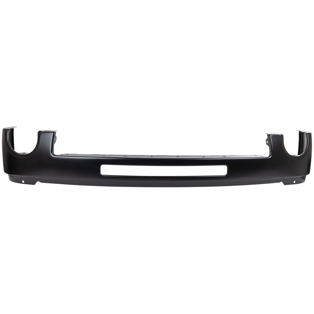 SIERRA 1500 07-13 FRONT BUMPER, Powdercoated Black, w/ Air Hole, Denali/(Hybrid, 11-13) Models, Excludes 2007 Classic