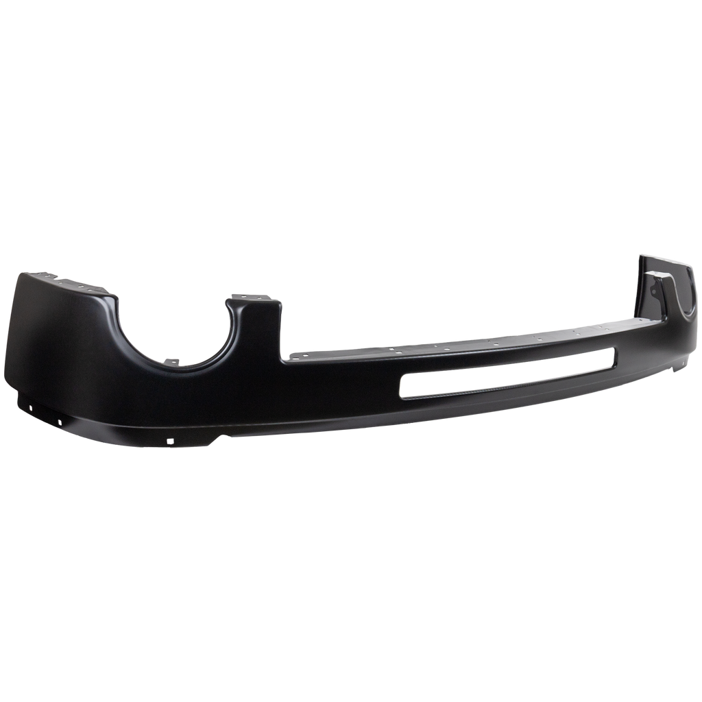 SIERRA 1500 07-13 FRONT BUMPER, Powdercoated Black, w/ Air Hole, Denali/(Hybrid, 11-13) Models, Excludes 2007 Classic