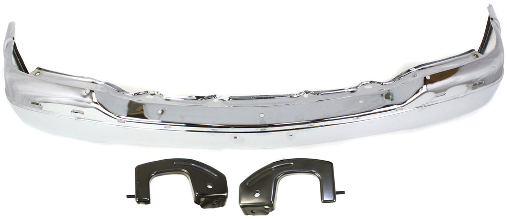 SIERRA 1500 99-02/YUKON 00-06 FRONT BUMPER, Chrome, w/ Bracket, w/o Air Holes