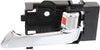 CANYON/COLORADO 04-12 FRONT INTERIOR DOOR HANDLE RH, Chrome, Plastic, All Cab Types (=REAR, Crew Cab)