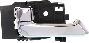 CANYON/COLORADO 04-12 FRONT INTERIOR DOOR HANDLE LH, Chrome, Plastic, All Cab Types (=REAR, Crew Cab)