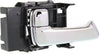 CANYON/COLORADO 04-12 FRONT INTERIOR DOOR HANDLE LH, Chrome, Plastic, All Cab Types (=REAR, Crew Cab)
