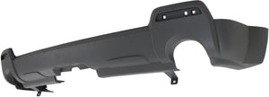 TERRAIN 10-15 REAR BUMPER COVER, Lower, Txtd , (Exc. Denali Model), w/o Chr Pkg, w/ Dual Exh Holes