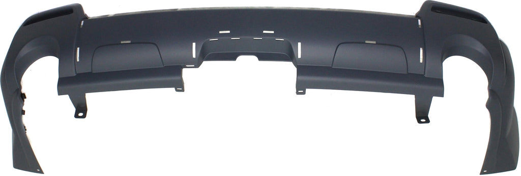 TERRAIN 10-15 REAR BUMPER COVER, Lower, Txtd, (Exc. Denali Model), w/ Chr Pkg, w/ Dual Exh Holes