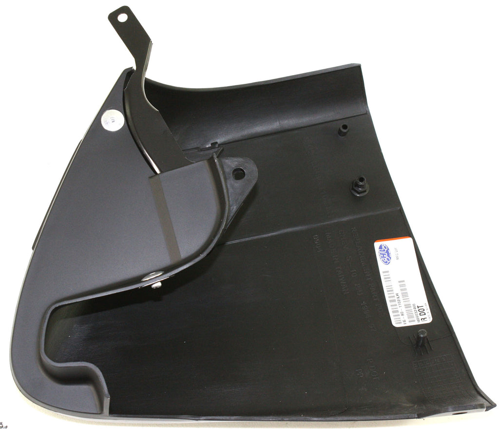 SONOMA 94-97 REAR BUMPER END LH, Extension Bar, Primed, w/ Side Moldings, Fleetside