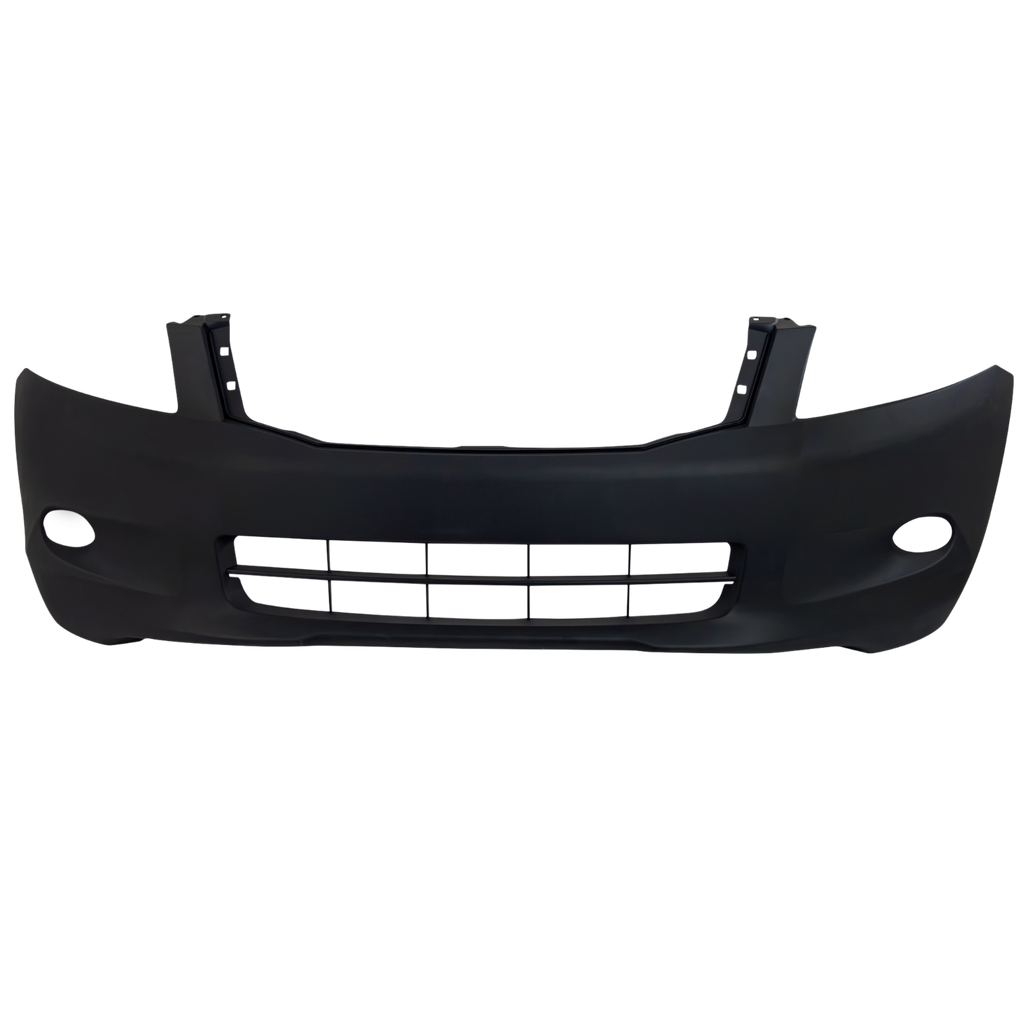 ACCORD 08-10 FRONT BUMPER COVER, Primed, w/ Fog Light Holes, 6 Cyl, Sedan