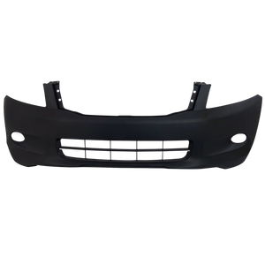 ACCORD 08-10 FRONT BUMPER COVER, Primed, w/ Fog Light Holes, 6 Cyl, Sedan