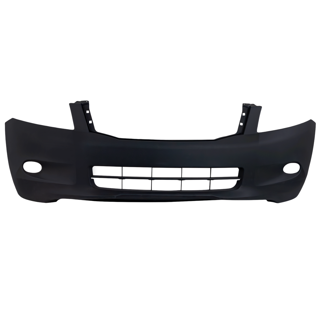 Front Bumper Cover Primed For 2008-2010 Honda Accord Without Fog Light Holes Sedan Replacement REPH010303P