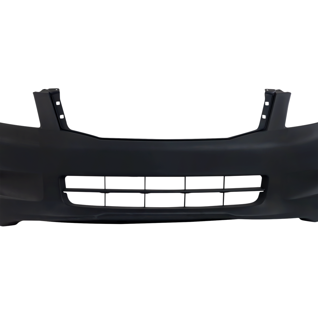 Front Bumper Cover Primed For 2008-2010 Honda Accord Without Fog Light Holes Sedan Replacement REPH010303P